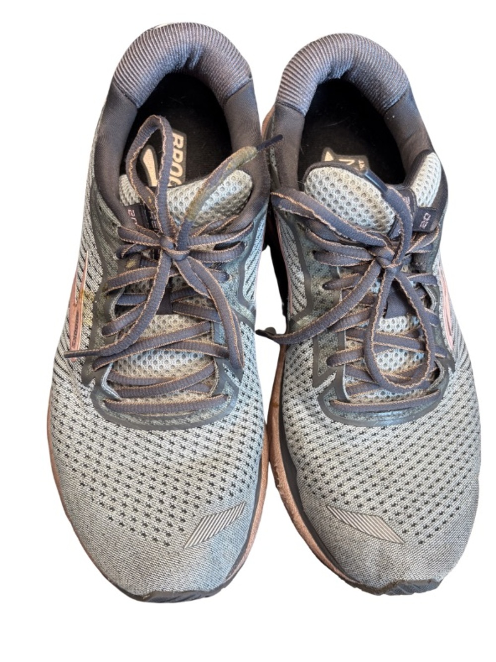 Brooks Gray and Pink Women's Running Shoes - Picture 4 of 8